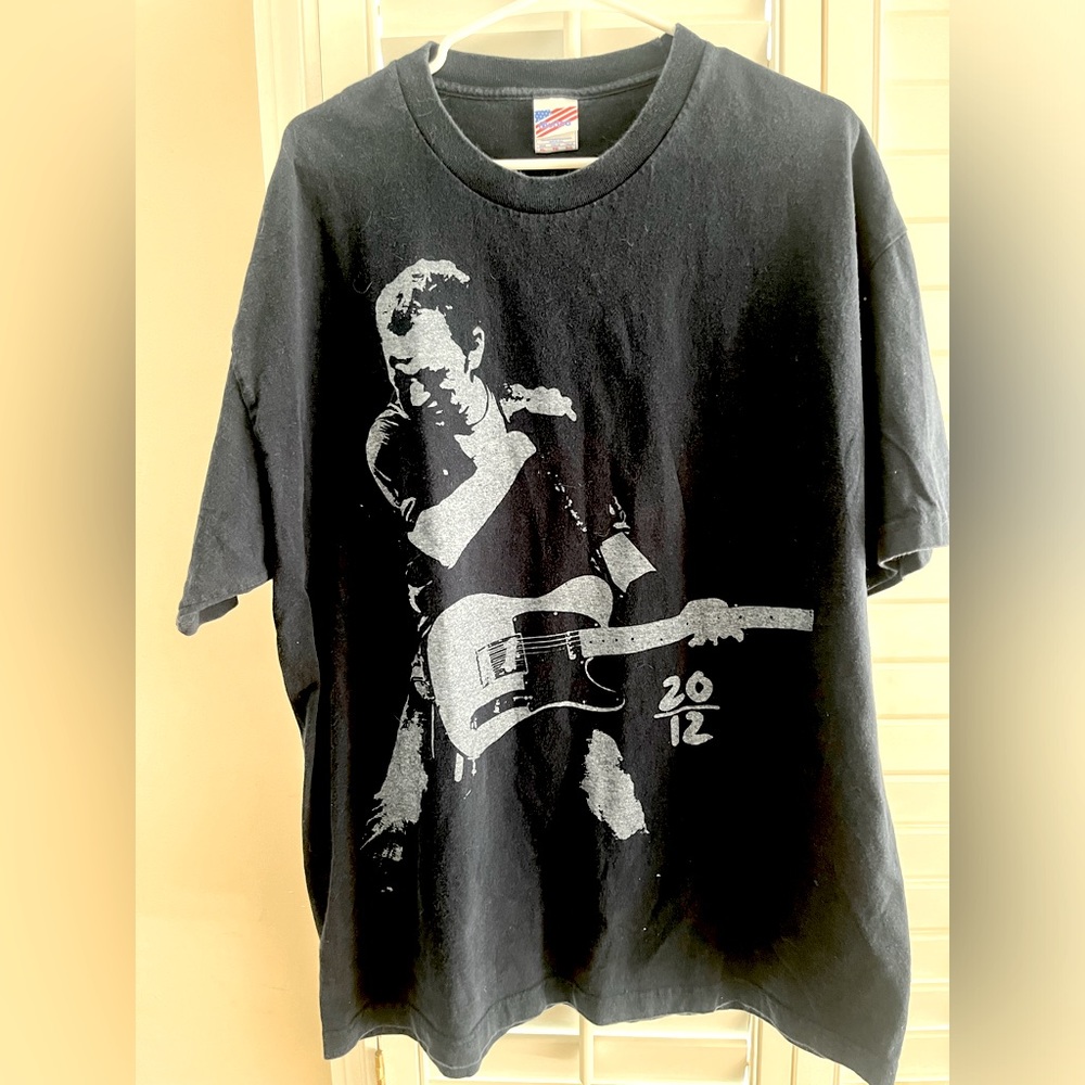 BRUCE SPRINGSTEEN 2012 Wrecking Ball Tour Tee Single Stitch XL Murina Tag